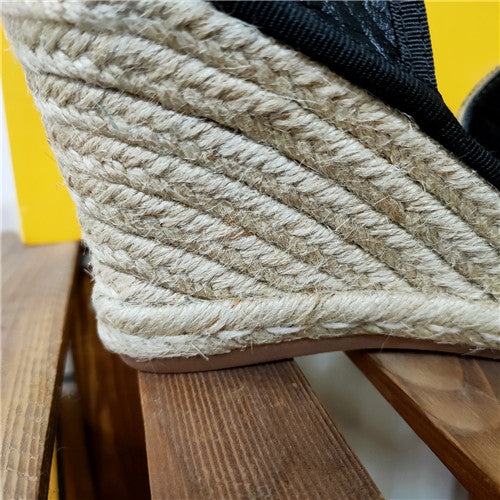 High Quality Luxury Fendi Wedge Sandals product detail