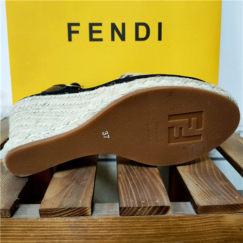 High Quality Luxury Fendi Wedge Sandals product detail