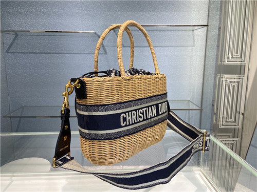 High Quality Luxury Dior Wicker Basket Bag product detail