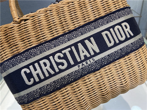 High Quality Luxury Dior Wicker Basket Bag product detail