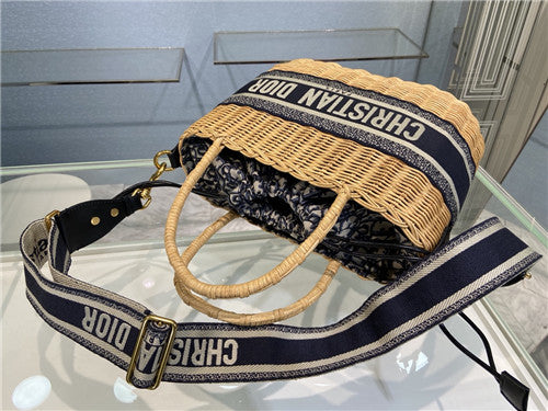 High Quality Luxury Dior Wicker Basket Bag product detail