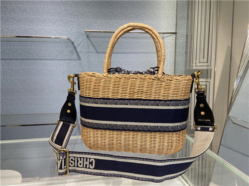 High Quality Luxury Dior Wicker Basket Bag product detail