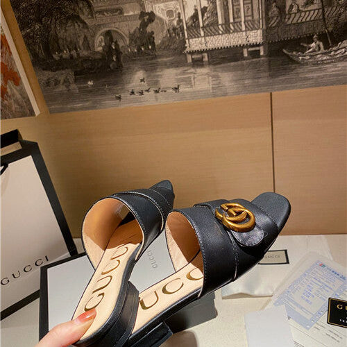 High Quality Luxury Gucci Flat Slippers Women product detail