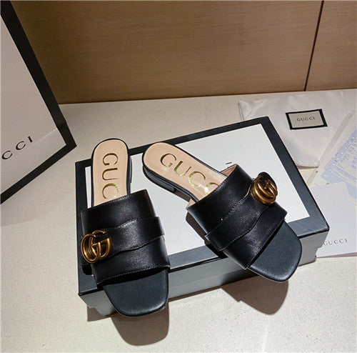 High Quality Luxury Gucci Flat Slippers Women