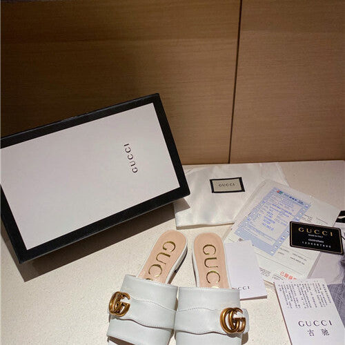 High Quality Luxury Gucci Flat Slippers Women – Style 91539 product detail