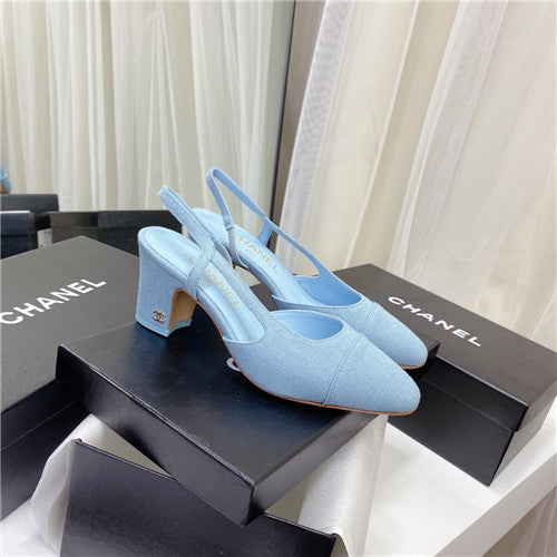High Quality Luxury Chanel Heel Sandals – Style 37382