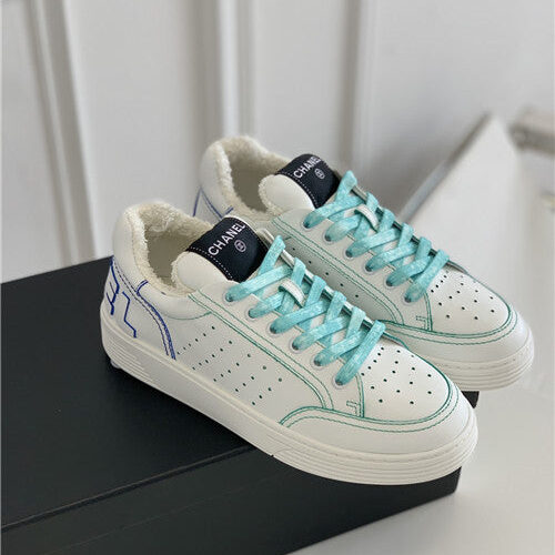 High Quality Luxury Chanel White Sneakers Womens – Style 64486