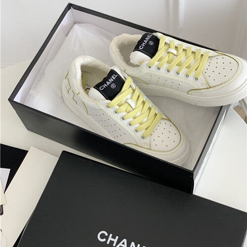 High Quality Luxury Chanel White Sneakers Womens – Style 97254 product detail