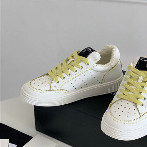 High Quality Luxury Chanel White Sneakers Womens – Style 97254 product detail