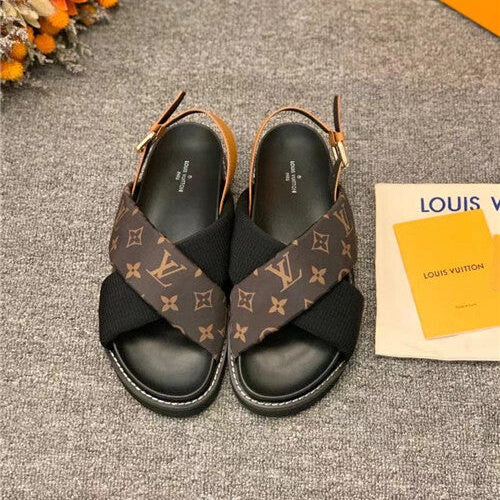 High Quality Luxury LV Flat Sandals Womens – Style 19683 alternate view