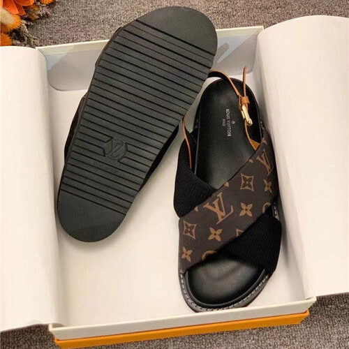 High Quality Luxury LV Flat Sandals Womens – Style 19683 product detail