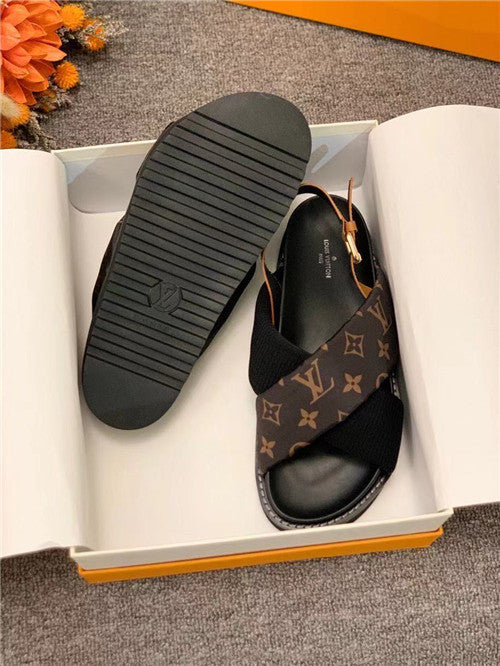 High Quality Luxury LV Flat Sandals Womens – Style 19683 product detail