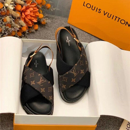 High Quality Luxury LV Flat Sandals Womens – Style 19683 product detail
