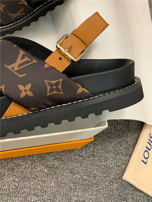 High Quality Luxury LV Flat Sandals Womens – Style 19683 product detail