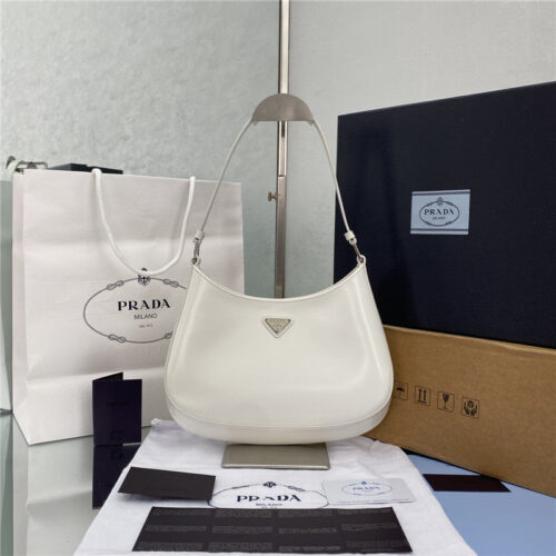 High Quality Luxury Prada Cleo Leather Shoulder Bag