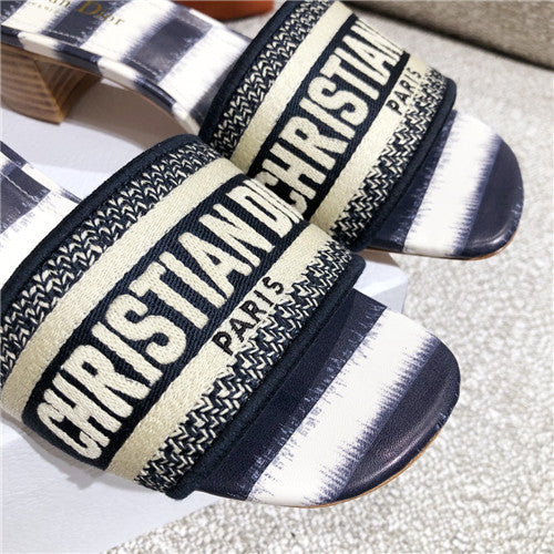 High Quality Luxury Dior Heel Sandals Slippers – Style 64390 alternate view