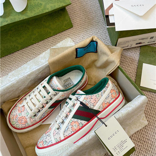 High Quality Luxury Gucci Tennis 1977 Low Sneakers – Style 85747