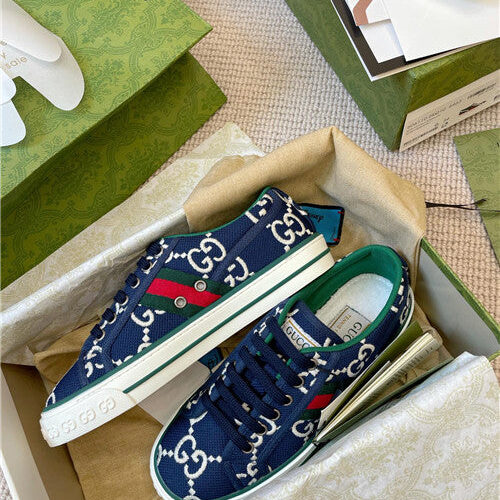 High Quality Luxury Gucci Tennis 1977 Low Sneakers