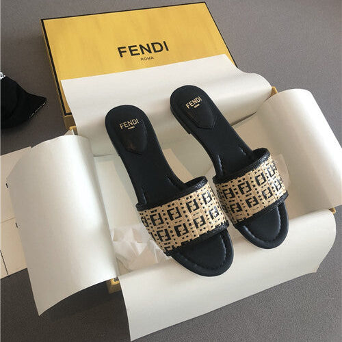 High Quality Luxury Fendi Slippers Sandals