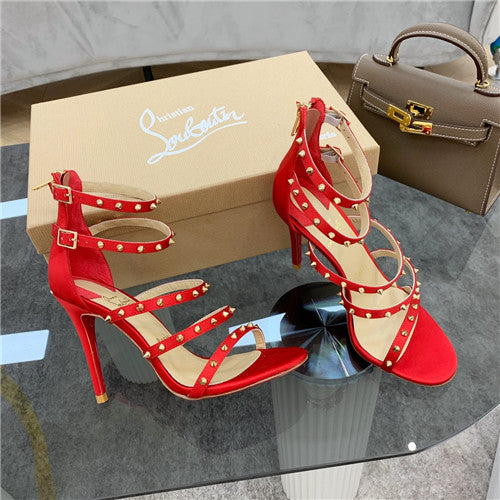 High Quality Luxury Christian Louboutin Cl Studded High Heel Sandals product detail