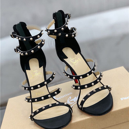 High Quality Luxury Christian Louboutin Cl Studded Heel Sandals product detail