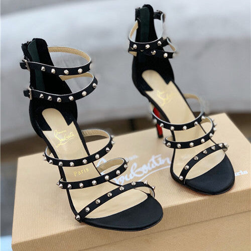High Quality Luxury Christian Louboutin Cl Studded Heel Sandals product detail