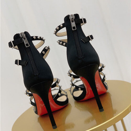 High Quality Luxury Christian Louboutin Cl Studded Heel Sandals product detail