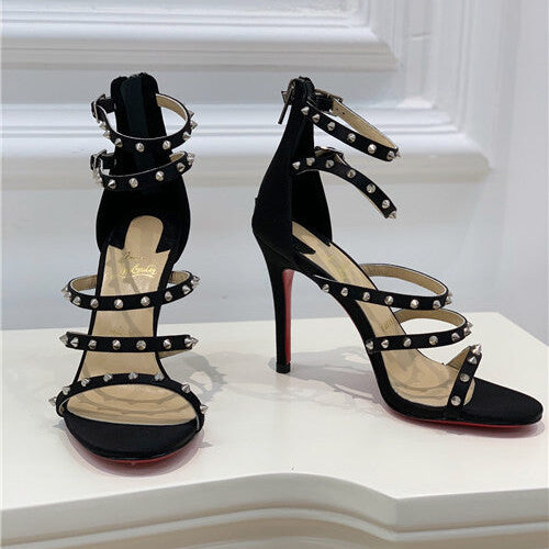 High Quality Luxury Christian Louboutin Cl Studded Heel Sandals product detail