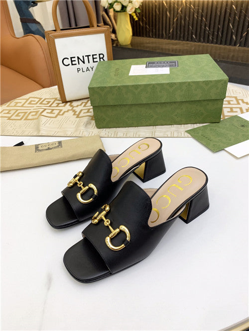 High Quality Luxury Gucci High Heel Slippers – Style 60755 product detail