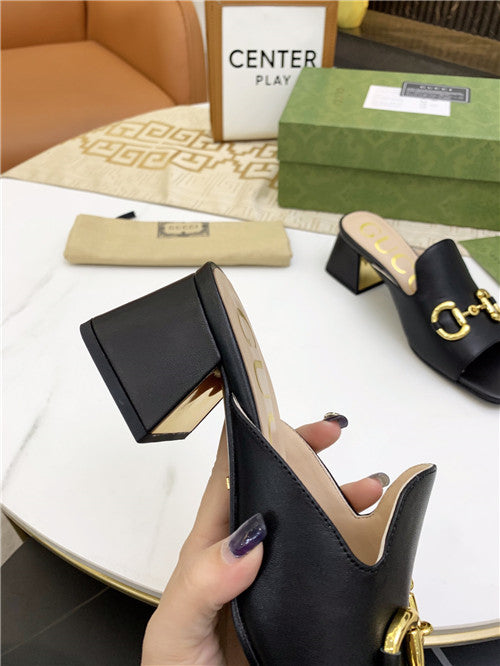 High Quality Luxury Gucci High Heel Slippers – Style 60755 product detail