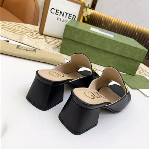 High Quality Luxury Gucci High Heel Slippers – Style 60755 product detail