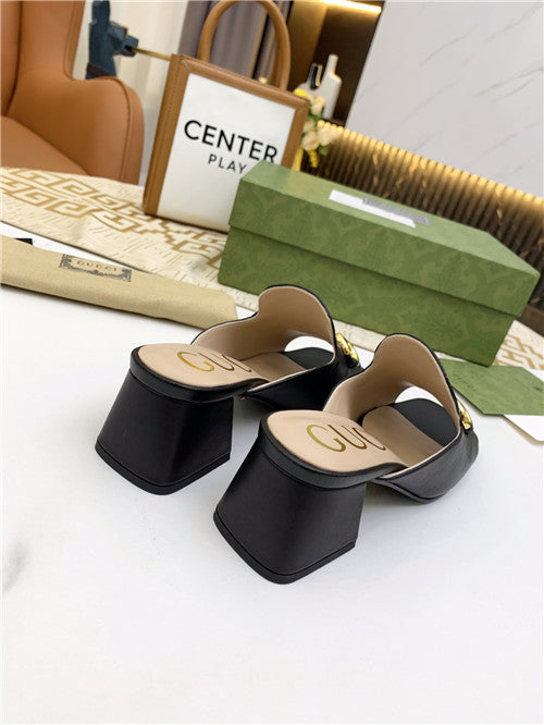 High Quality Luxury Gucci High Heel Slippers – Style 60755 product detail