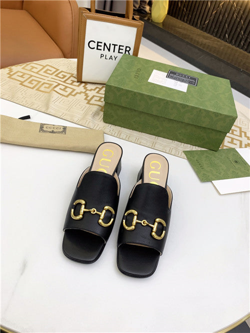 High Quality Luxury Gucci High Heel Slippers – Style 60755 product detail