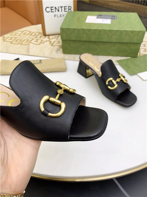 High Quality Luxury Gucci High Heel Slippers – Style 60755 product detail