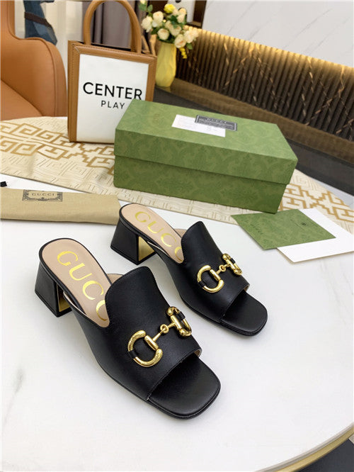 High Quality Luxury Gucci High Heel Slippers – Style 60755