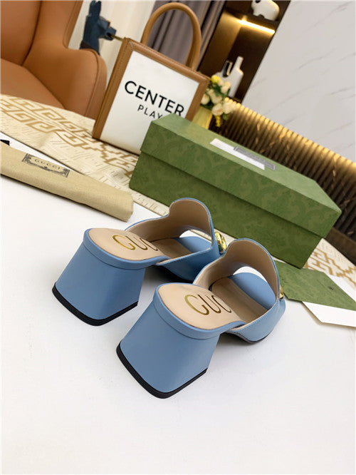 High Quality Luxury Gucci High Heel Slippers – Style 27987 product detail