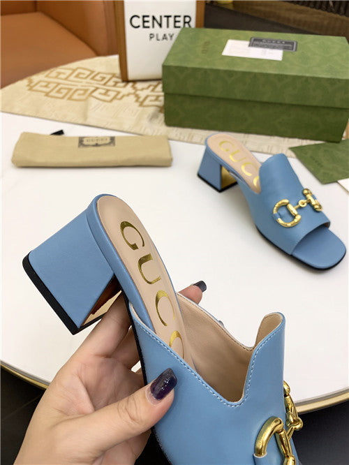 High Quality Luxury Gucci High Heel Slippers – Style 27987 product detail