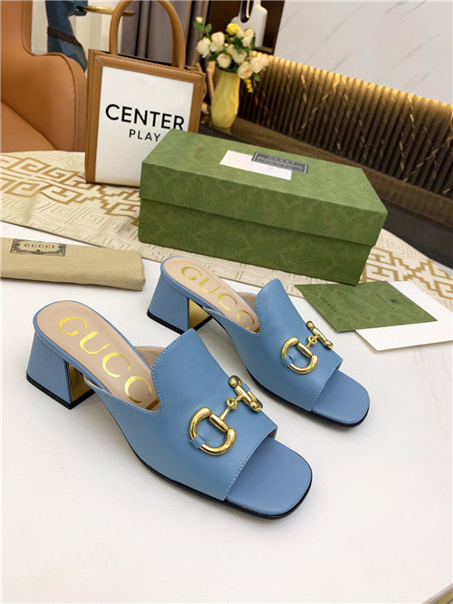 High Quality Luxury Gucci High Heel Slippers – Style 27987