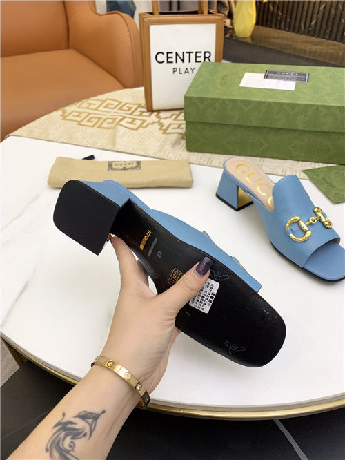 High Quality Luxury Gucci High Heel Slippers – Style 27987 product detail