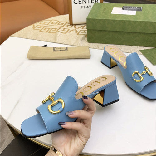 High Quality Luxury Gucci High Heel Slippers – Style 27987 product detail