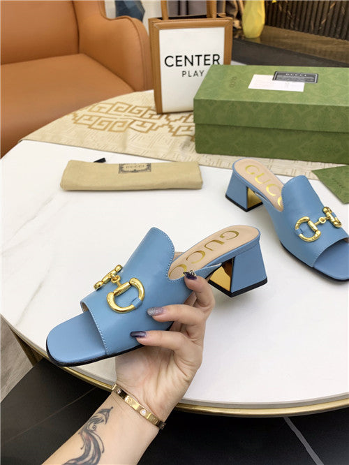 High Quality Luxury Gucci High Heel Slippers – Style 27987 product detail