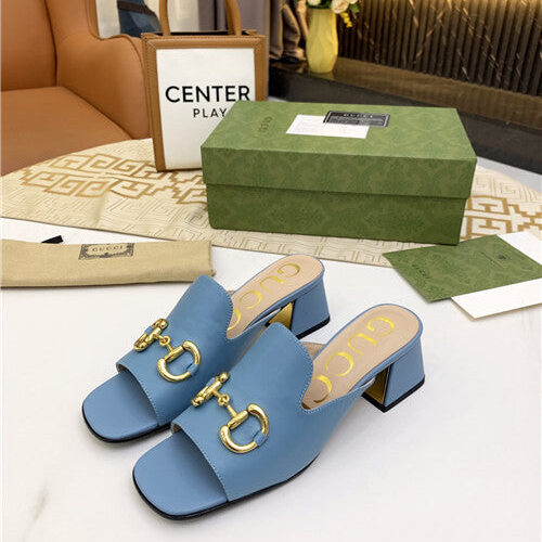 High Quality Luxury Gucci High Heel Slippers – Style 27987 alternate view