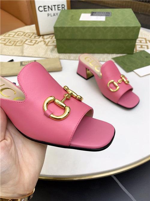 High Quality Luxury Gucci High Heel Slippers – Style 96915 product detail