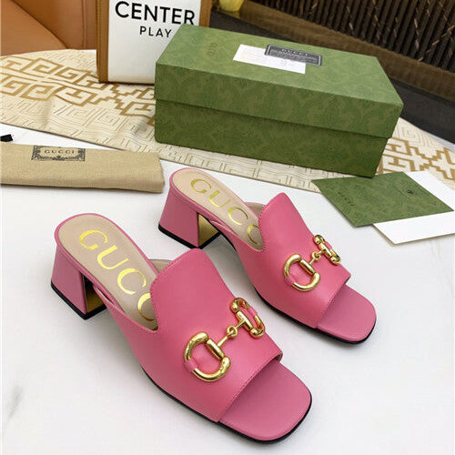 High Quality Luxury Gucci High Heel Slippers – Style 96915