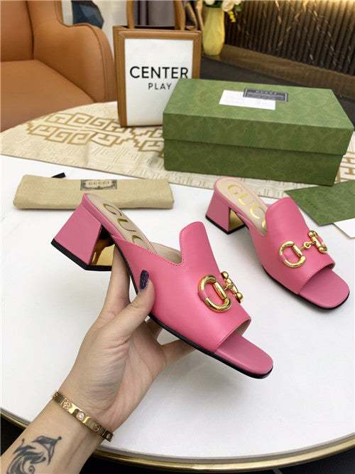 High Quality Luxury Gucci High Heel Slippers – Style 96915 product detail