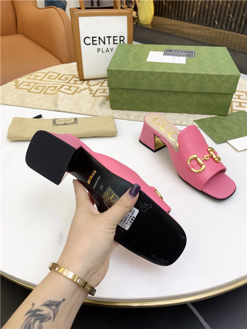 High Quality Luxury Gucci High Heel Slippers – Style 96915 product detail
