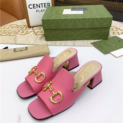 High Quality Luxury Gucci High Heel Slippers – Style 96915 alternate view