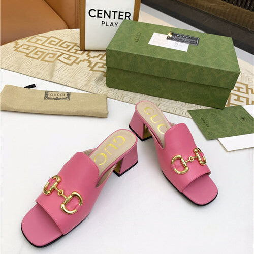 High Quality Luxury Gucci High Heel Slippers – Style 96915 product detail