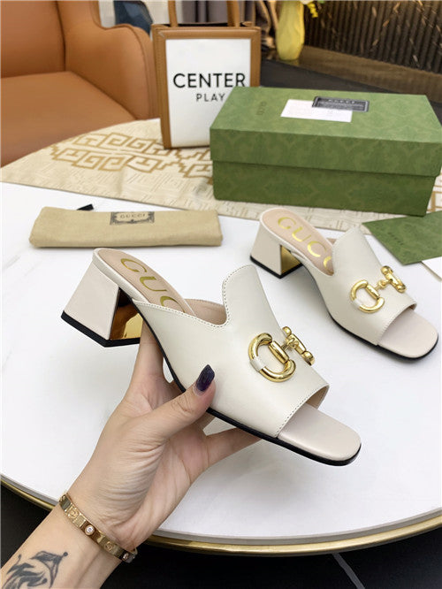 High Quality Luxury Gucci High Heel Slippers – Style 26291 product detail