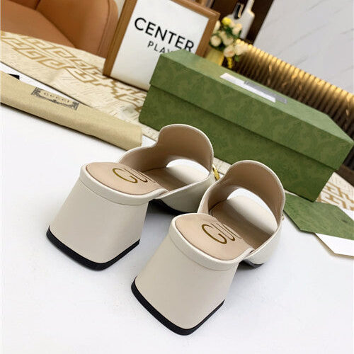 High Quality Luxury Gucci High Heel Slippers – Style 26291 product detail